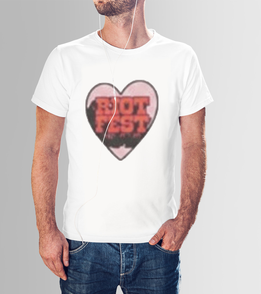 Riot Fest 2026 Chicago September 18 20 Heart T-Shirt