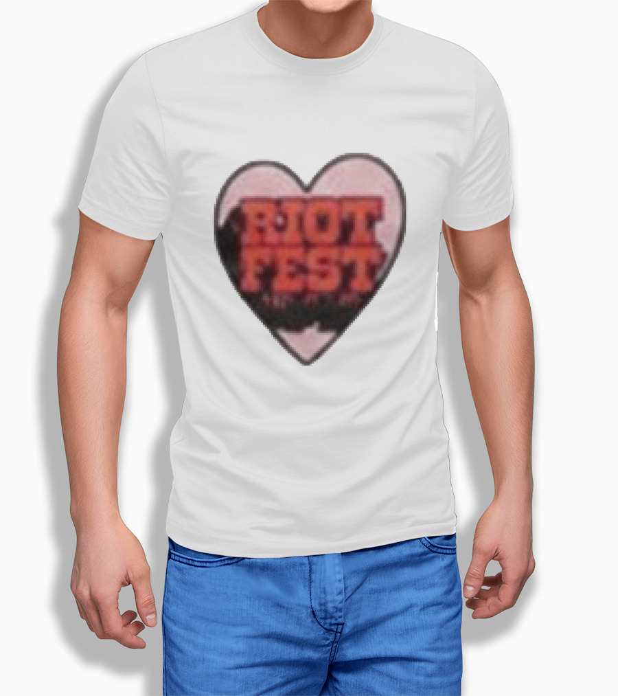 Riot Fest 2026 Chicago September 18 20 Heart T-Shirt
