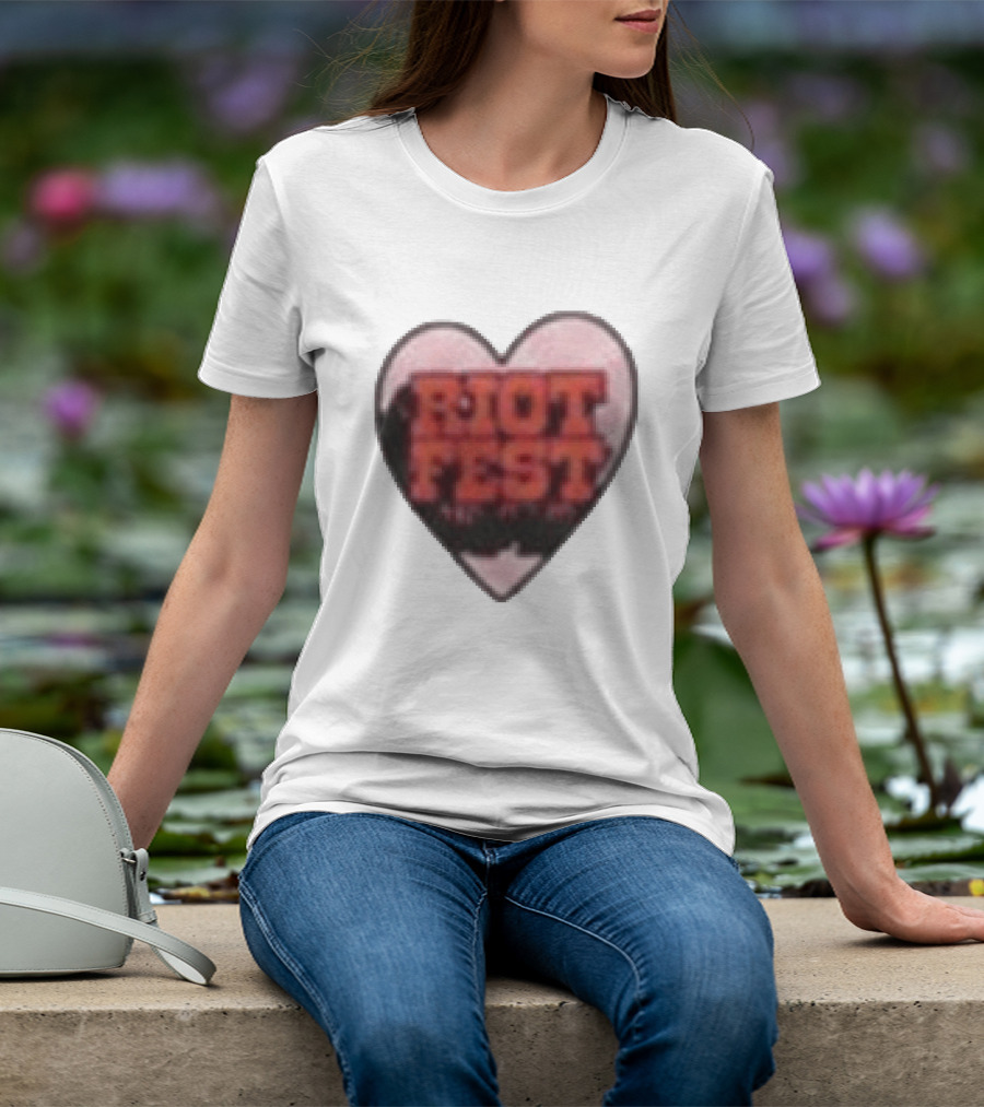 Riot Fest 2026 Chicago September 18 20 Heart T-Shirt