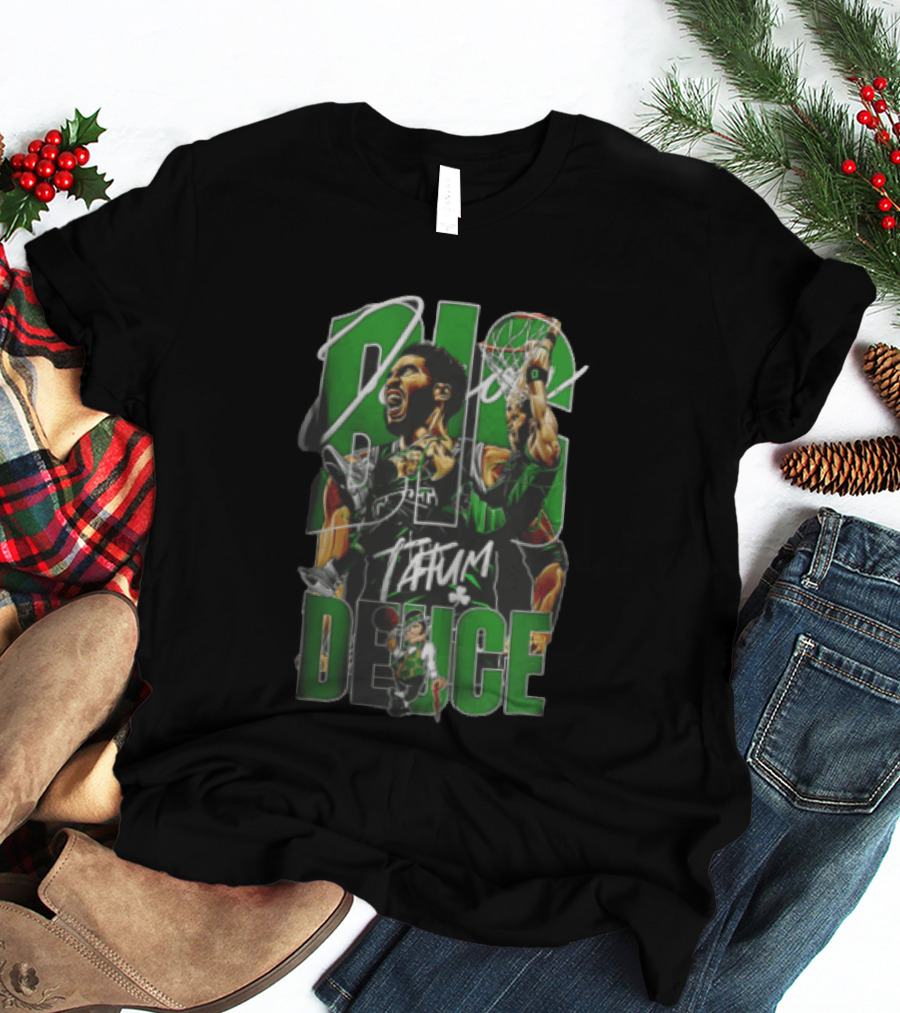 Boston Celtics Tatum Big Deuce Dunking T-Shirt