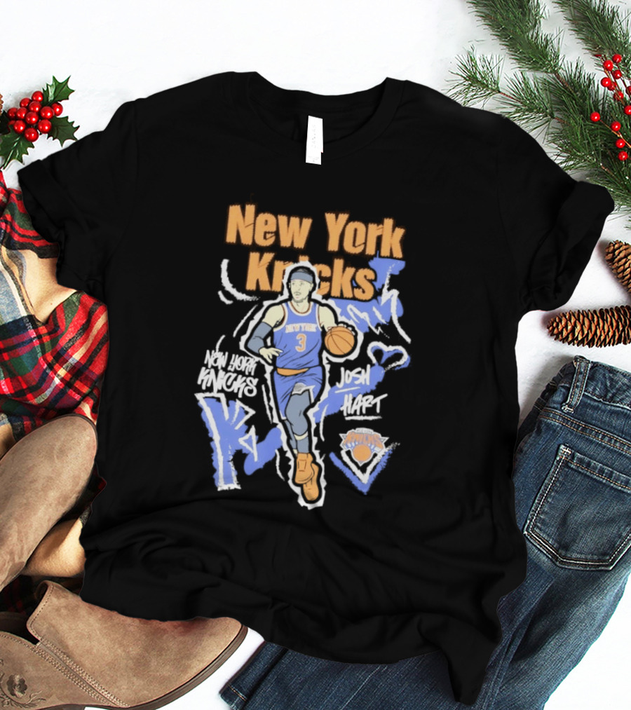 New York Knicks Josh Hart Chalked Up Basketball Player T-Shirt