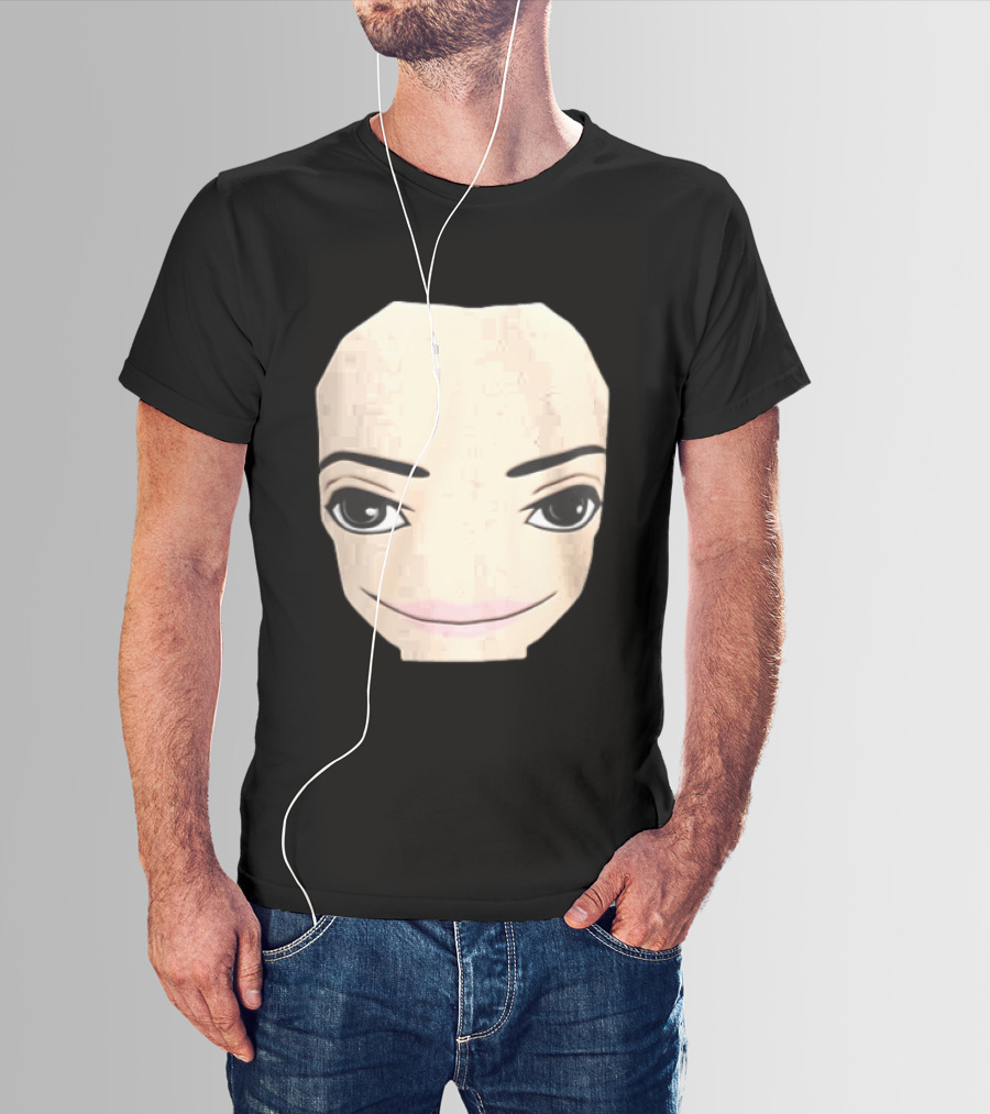 Roblox Avatar Smirking Face Female T-Shirt