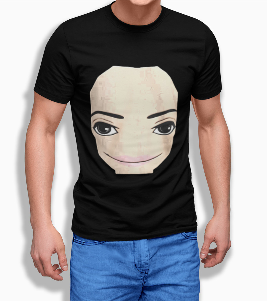Roblox Avatar Smirking Face Female T-Shirt