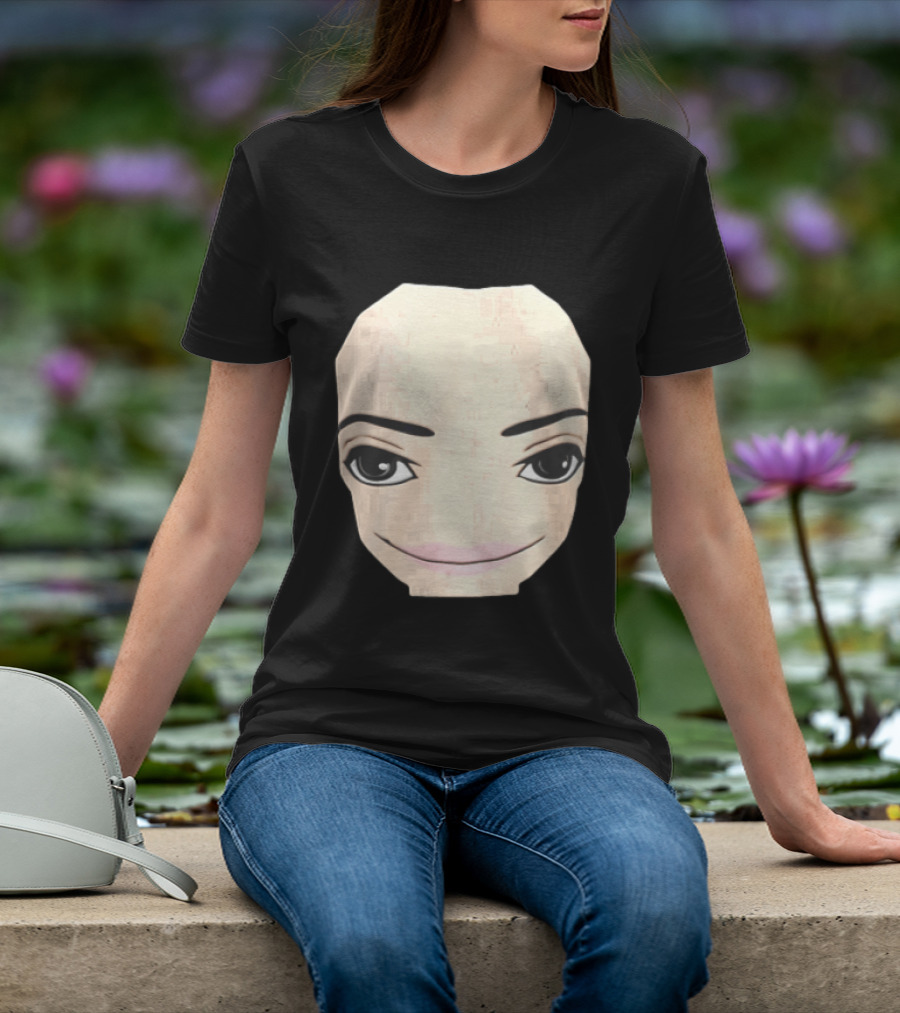 Roblox Avatar Smirking Face Female T-Shirt