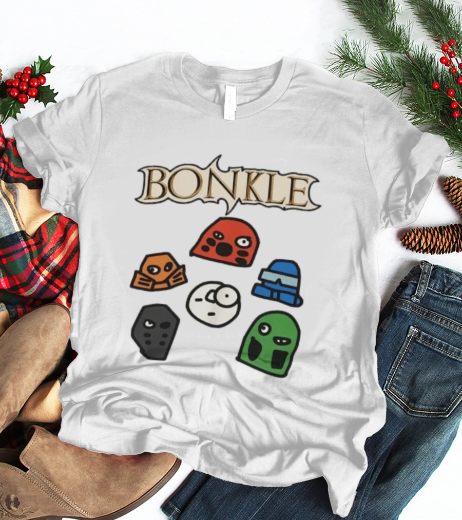 Bonkle Bionicle Toa Mata Masks Collection T-Shirt