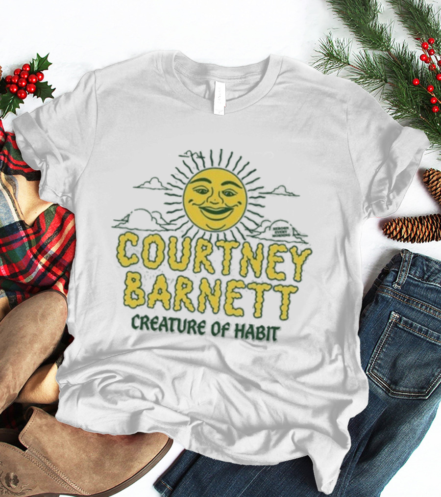 Courtney Barnett Creature Of Habit Sunny Face T-Shirt