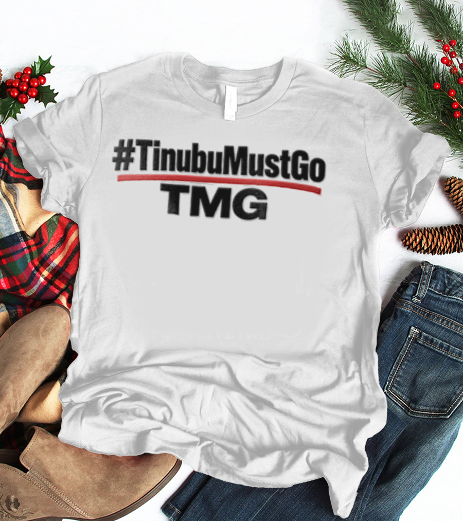 #TinubuMustGo TMG Red Arch Line T-Shirt