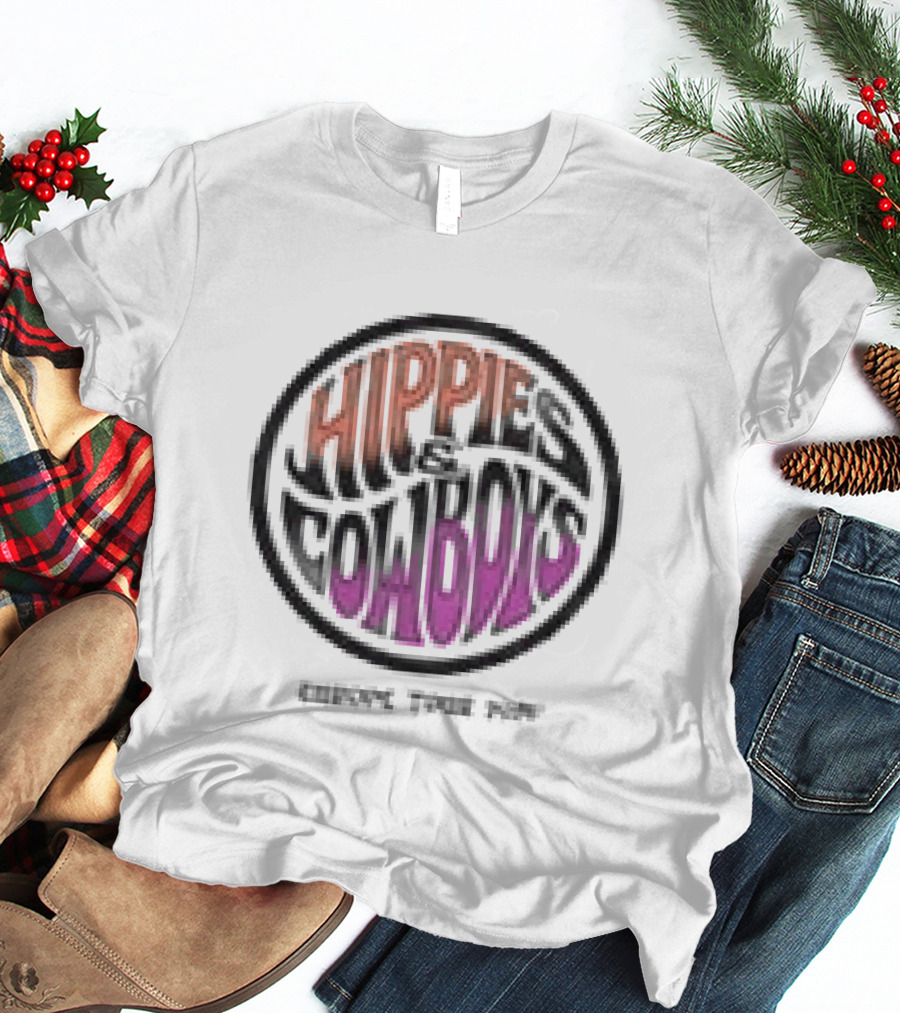Hippies And Cowboys Europe Tour 2026 White T-Shirt