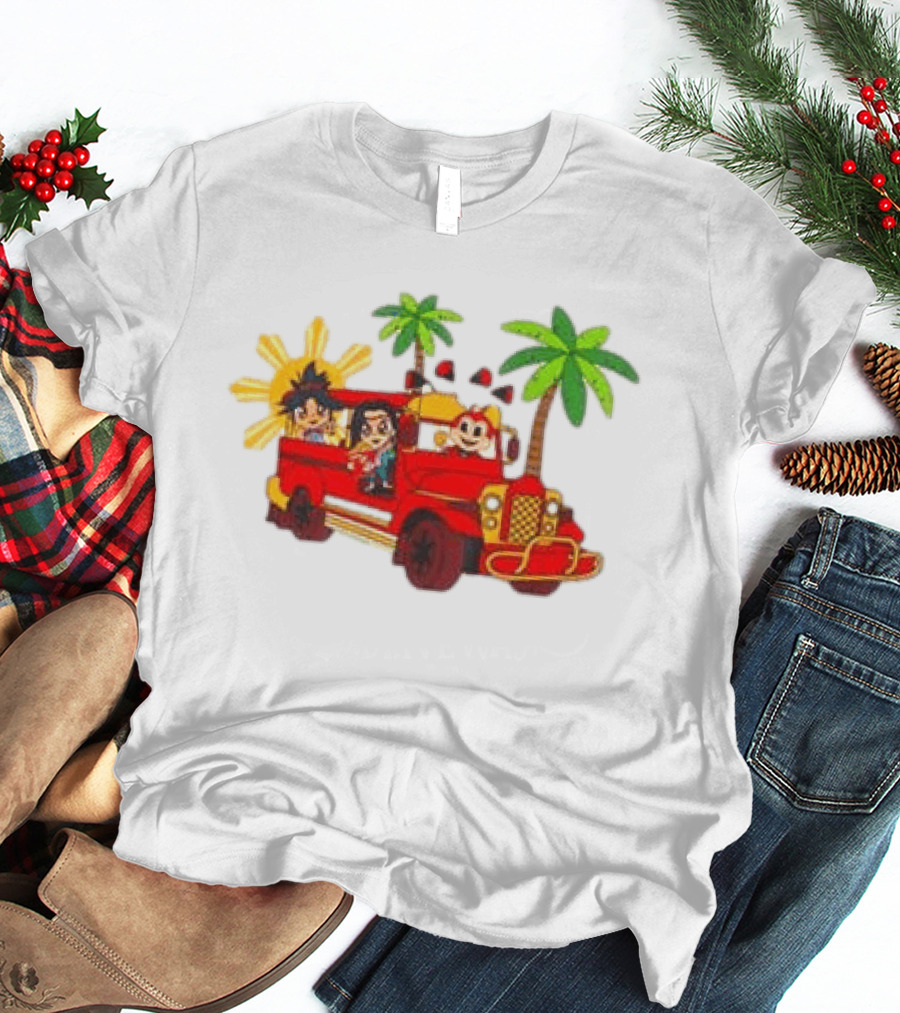 Jollibee Foods Store Jeepney Adventure Jollibee X Forgotten Island Collaboration T-Shirt