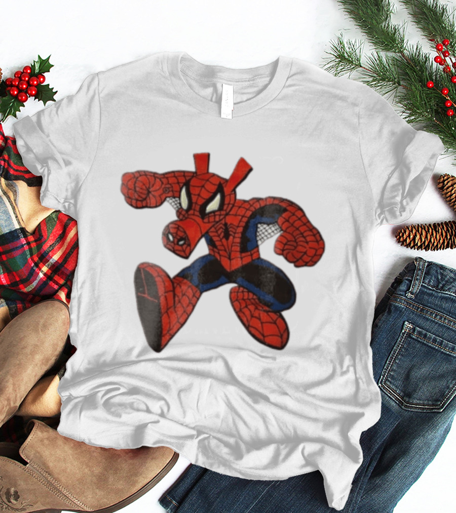 Marvel Comics Cartoon Spider Ham Peter Porker 1986 Pig Suit T-Shirt