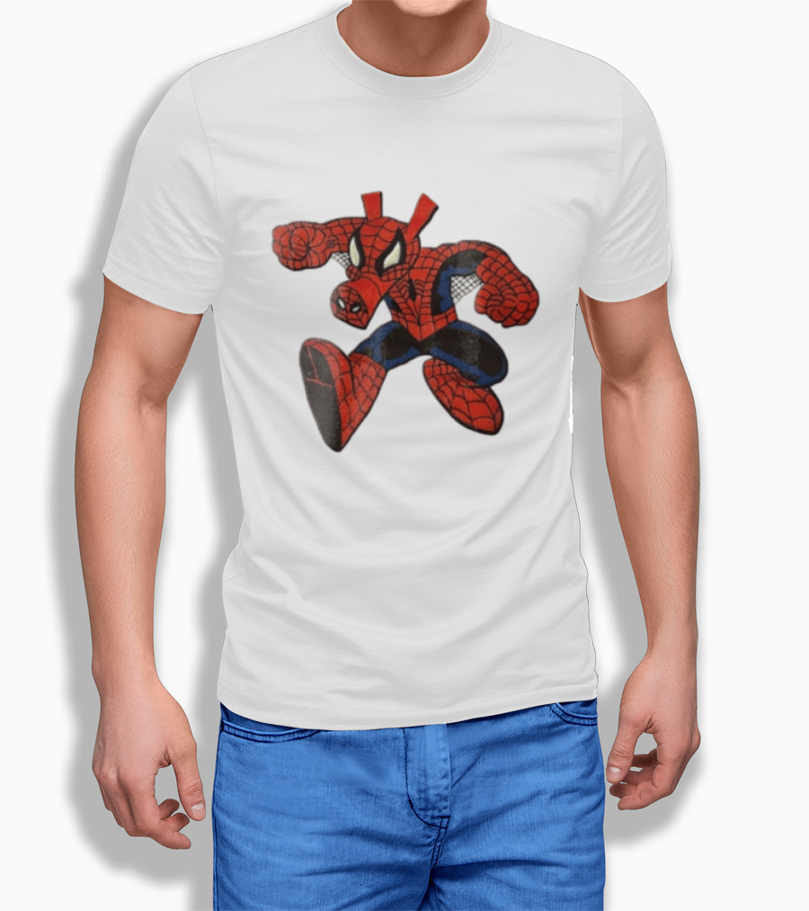 Marvel Comics Cartoon Spider Ham Peter Porker 1986 Pig Suit T-Shirt