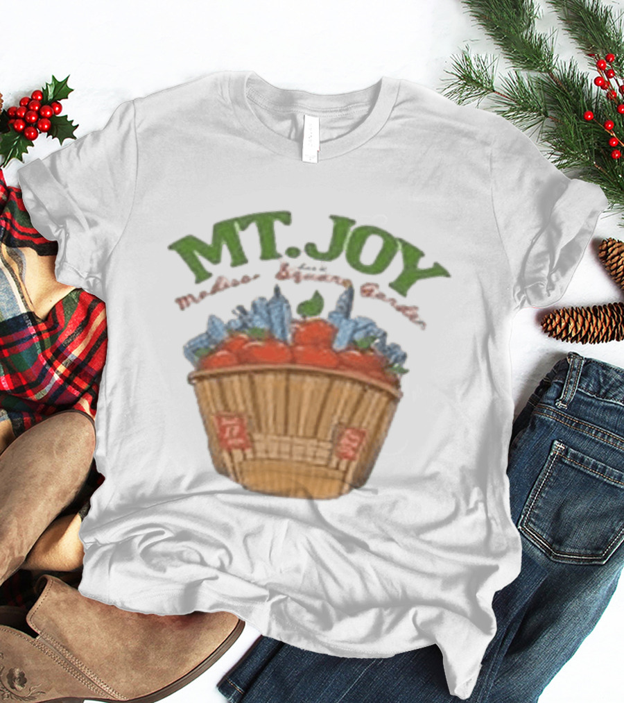 Mt Joy Farm Fresh Apples Basket Orchard T-Shirt