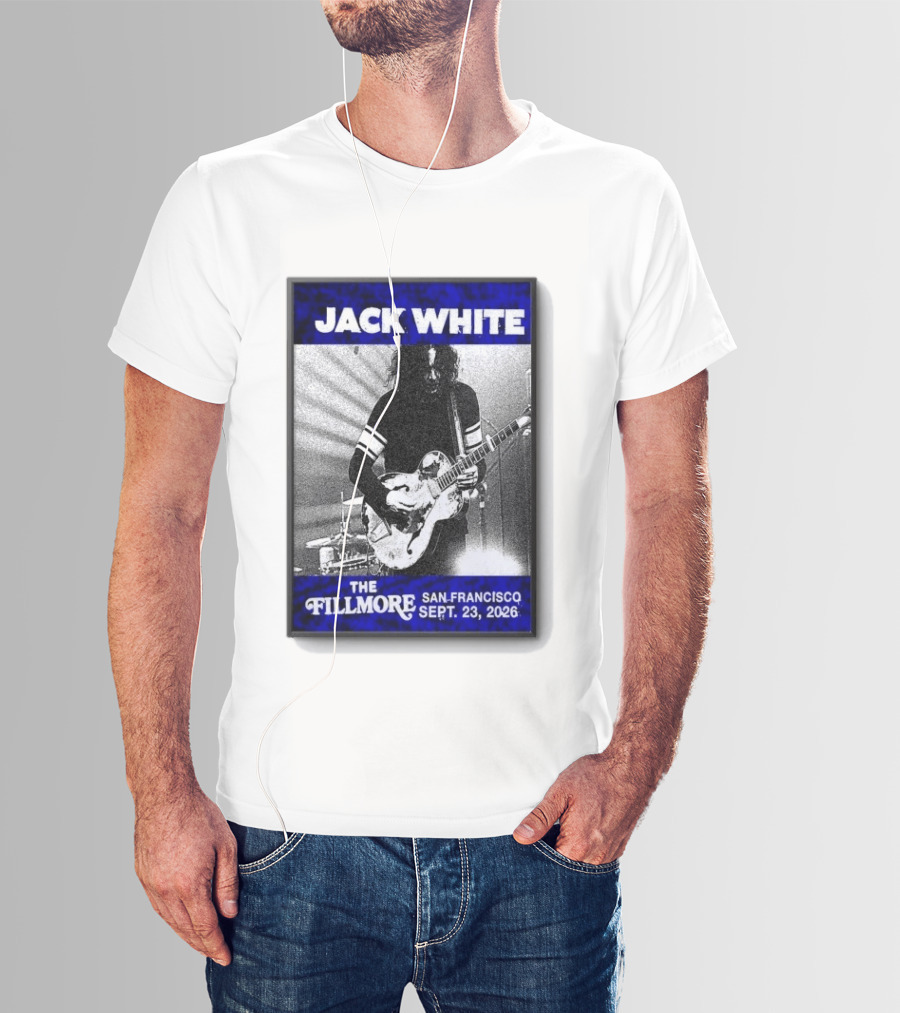 Jack White The Fillmore San Francisco September 23 2026 T-Shirt