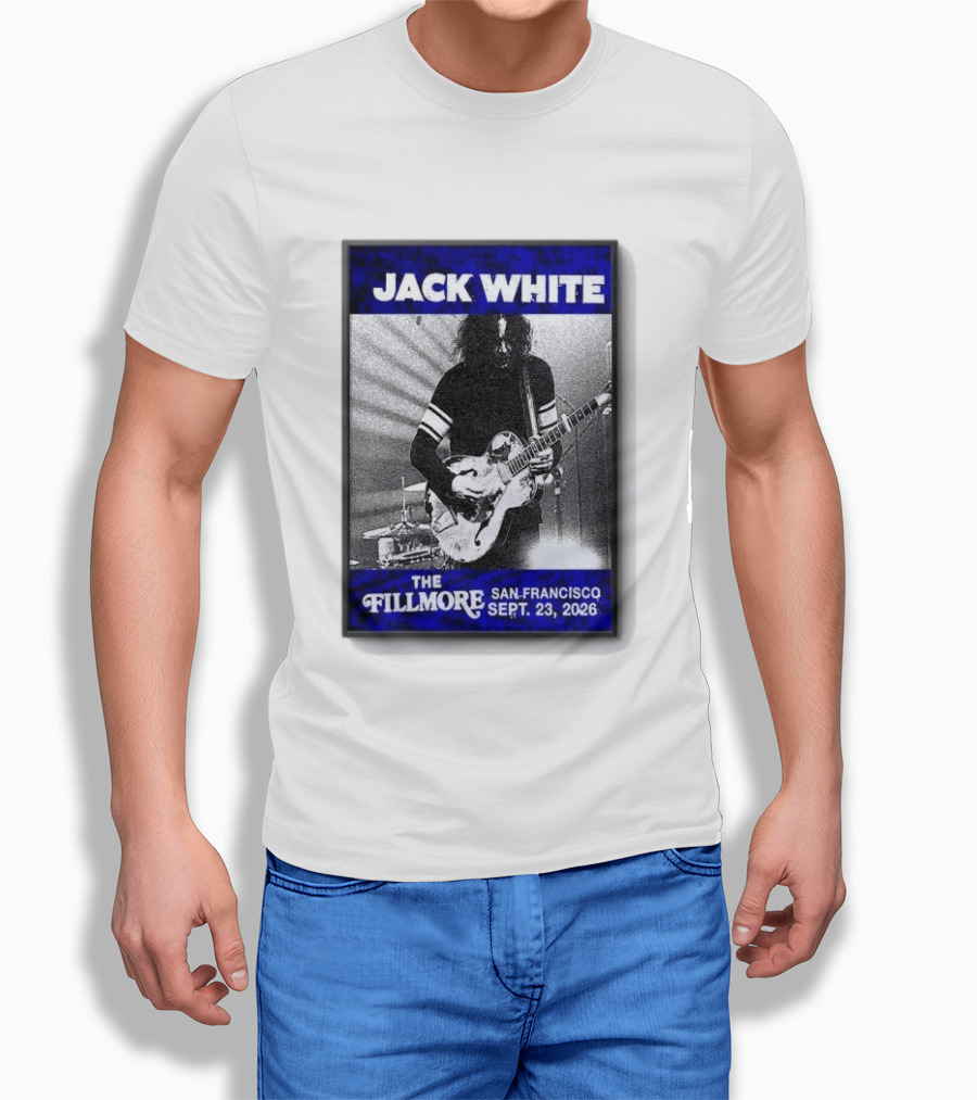 Jack White The Fillmore San Francisco September 23 2026 T-Shirt