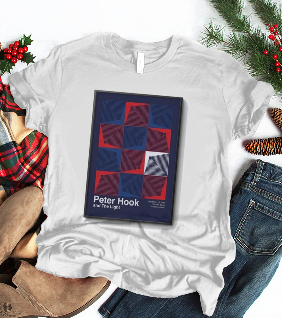 Peter Hook And The Light September 15 2026 The Van Buren Phoenix Arizona T-Shirt