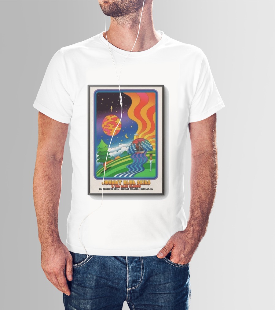 Johnny Blue Skies And The Dark Clouds Berkeley Theatre September 15 2026 Berkeley CA T-Shirt