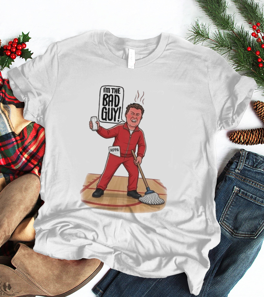I'm The Bad Guy Rico Bosco Red Tracksuit HIPPA Janitor T-Shirt