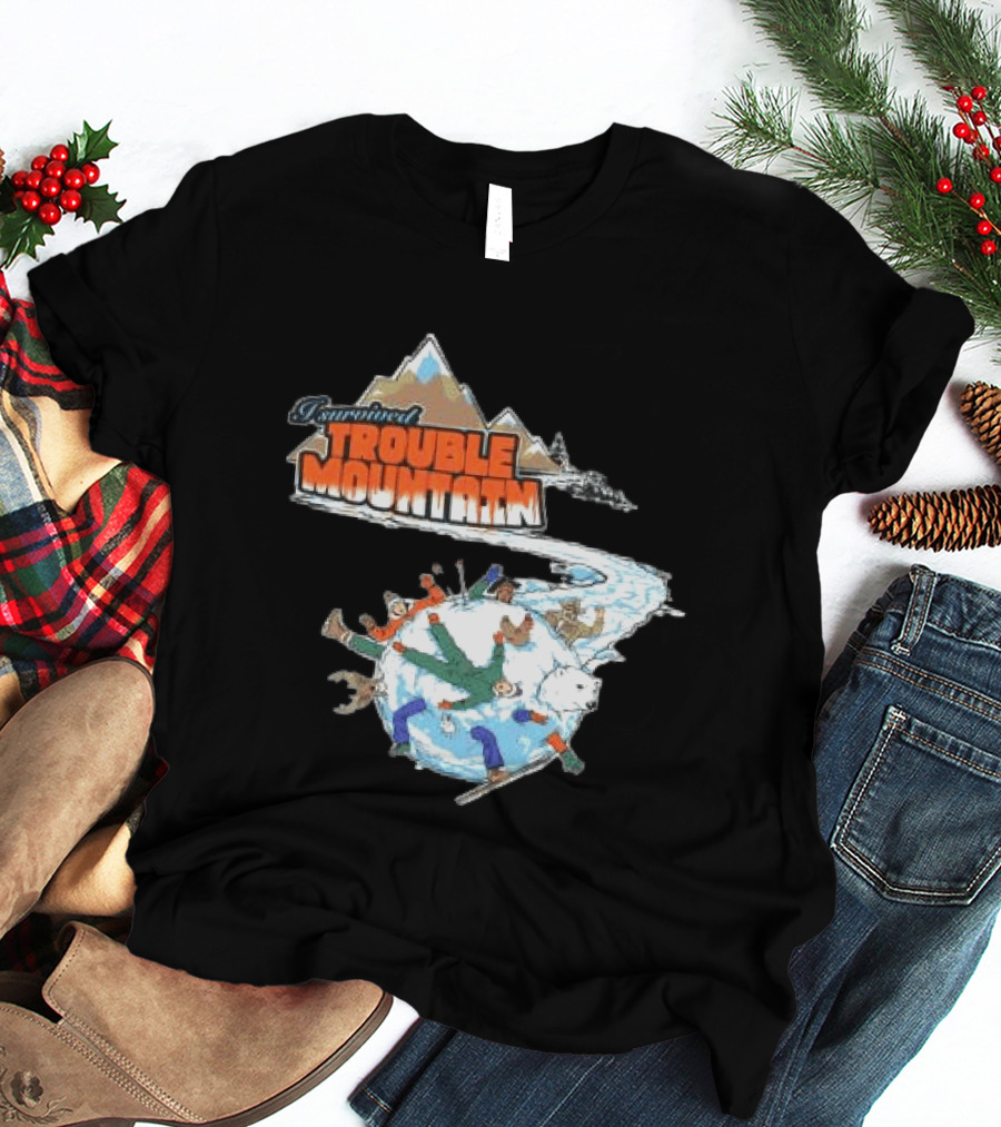 Aesop Rock X Blockhead I Survived Trouble Mountain T-Shirt