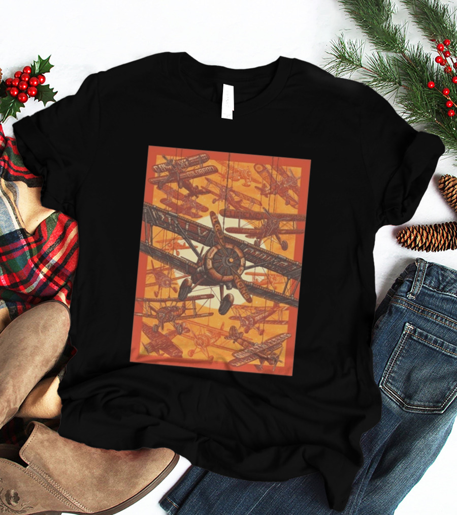 Billy Strings Fall 2026 Luke Martin Denver CO Airplane T-Shirt