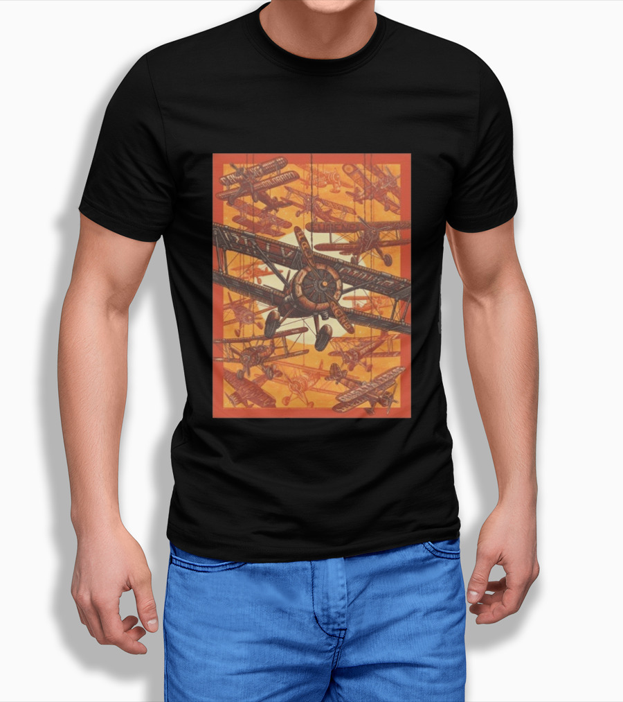 Billy Strings Fall 2026 Luke Martin Denver CO Airplane T-Shirt