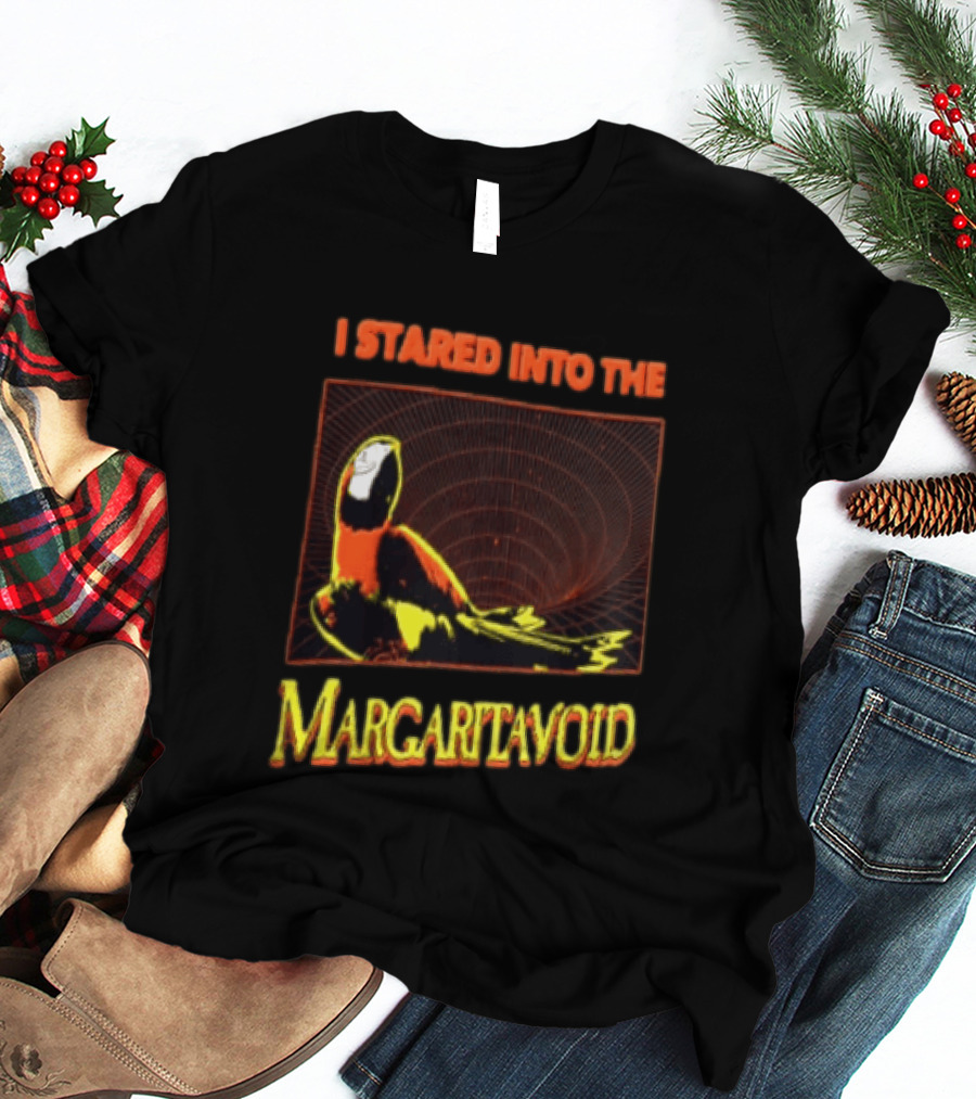I Stared Into The Margaritavoid Macaw Parrot Psychedelic Journey T-Shirt