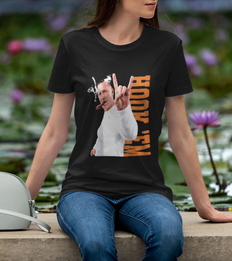 Coach Steve Sarkisian Hock 'Em Gesture Football Spirit T-Shirt