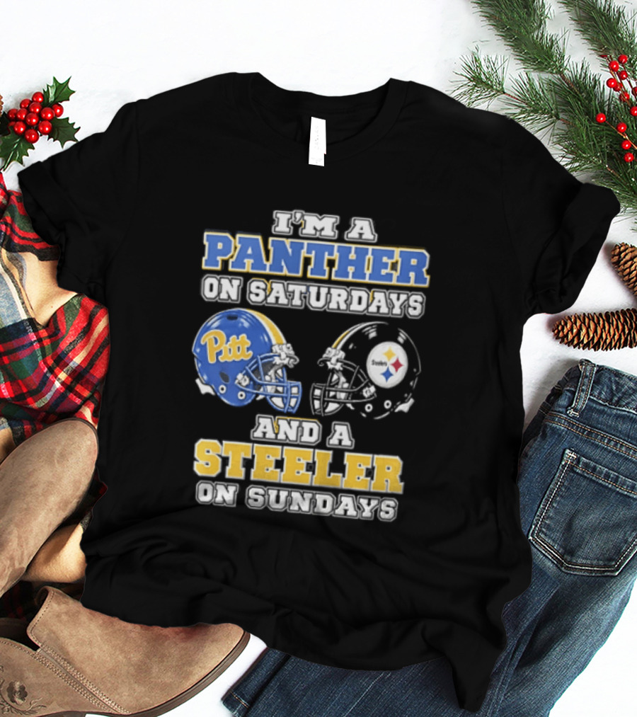 I’m A Panther On Saturdays And A Steeler On Sundays T-Shirt