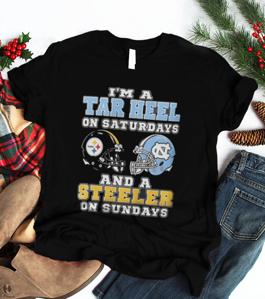 Pitt Panther On Saturdays And Steeler On Sundays Football Team Spirit T-Shirt