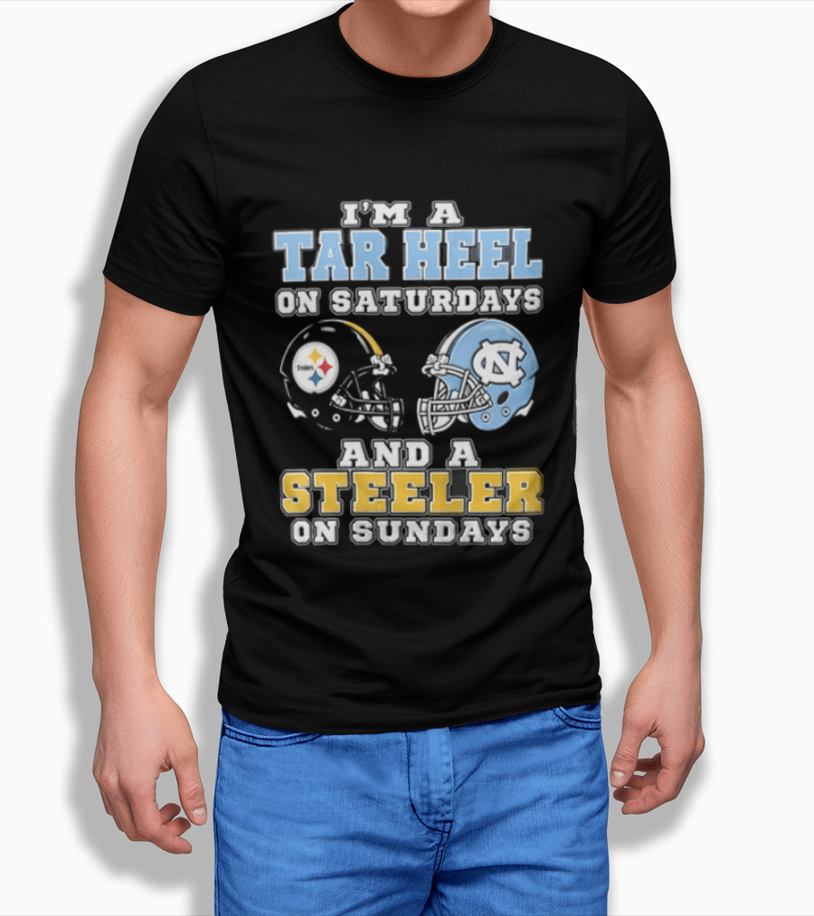 Pitt Panther On Saturdays And Steeler On Sundays Football Team Spirit T-Shirt