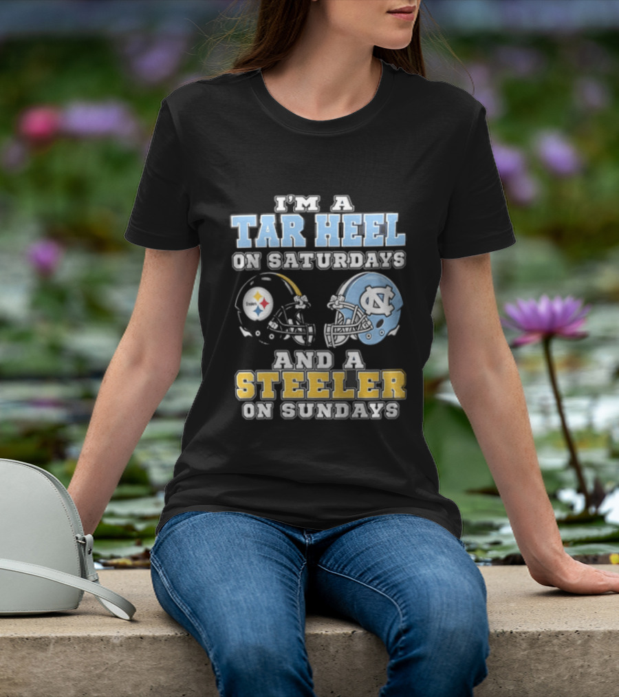 Pitt Panther On Saturdays And Steeler On Sundays Football Team Spirit T-Shirt