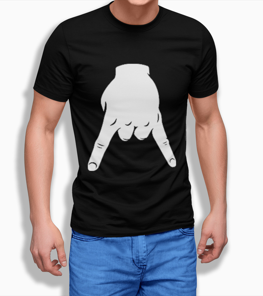 Horns Down Hand Gesture Texas Rivalry Sports Fan T-Shirt