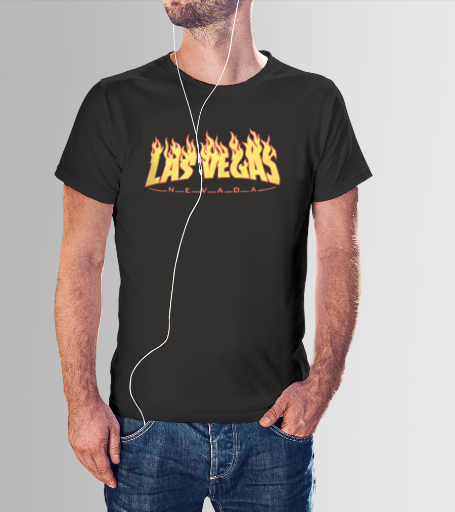 Las Vegas Nevada Flames Fiery Red T-Shirt