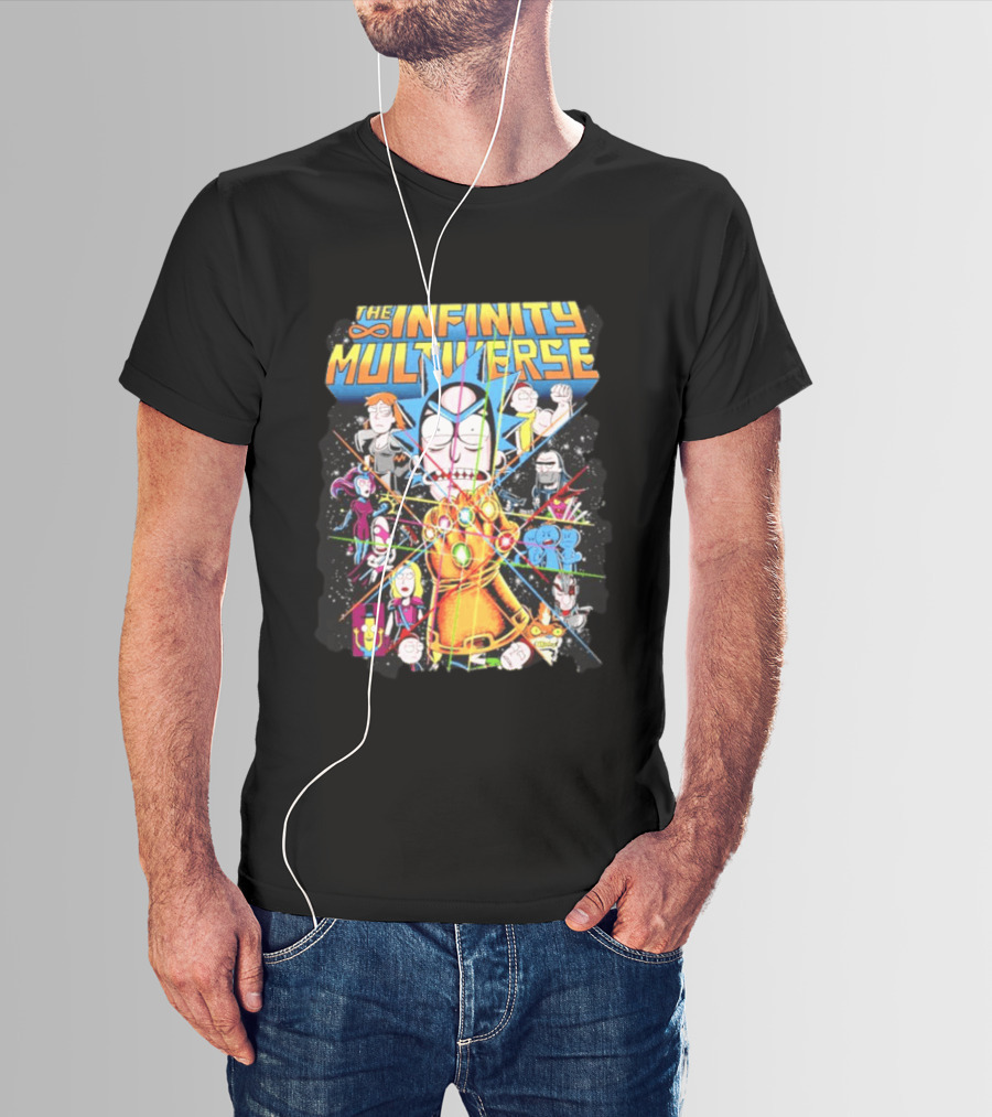 The Infinity Multiverse Crossover Characters Bejeweled Glove T-Shirt