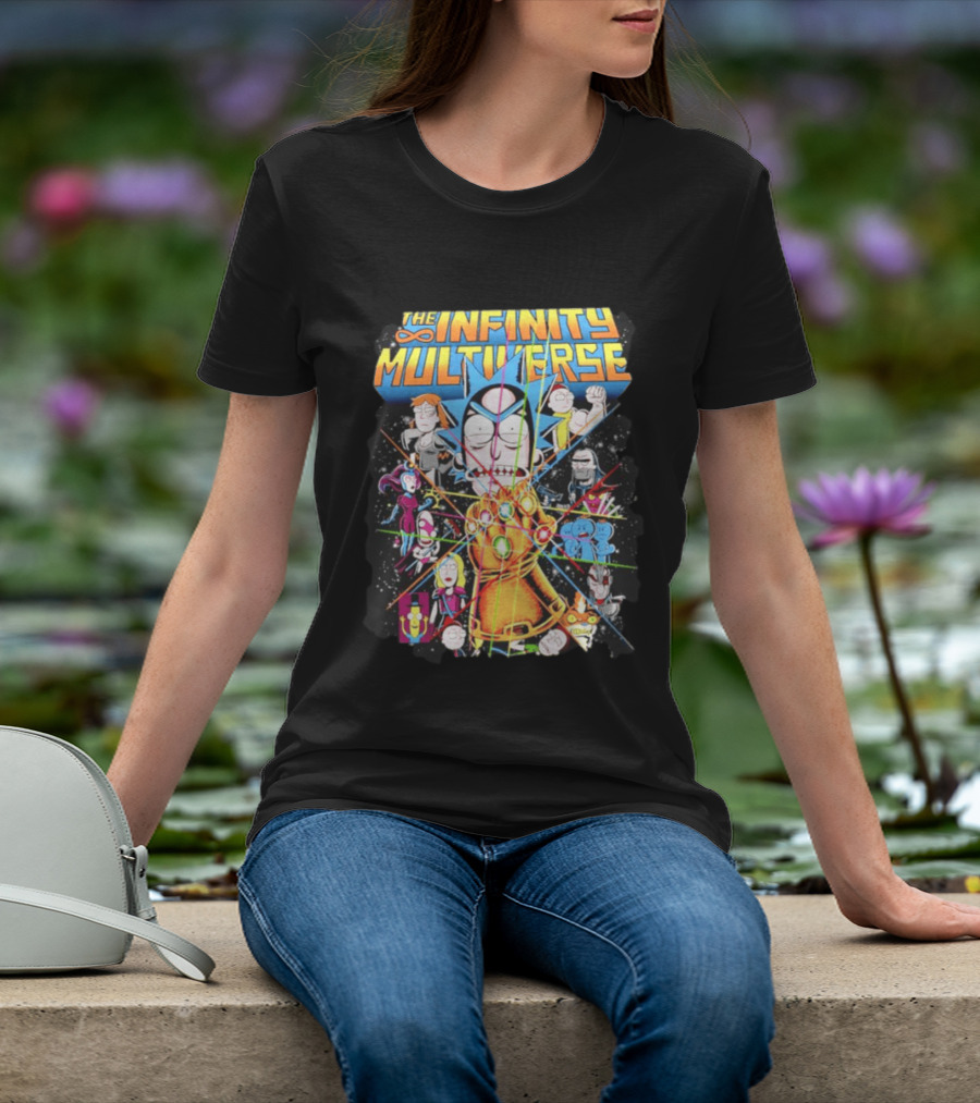 The Infinity Multiverse Crossover Characters Bejeweled Glove T-Shirt