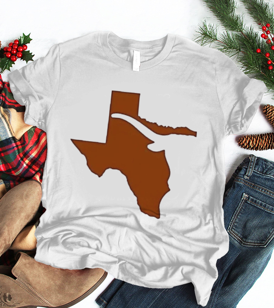 Texas State Longhorn Steer Original Orange T-Shirt