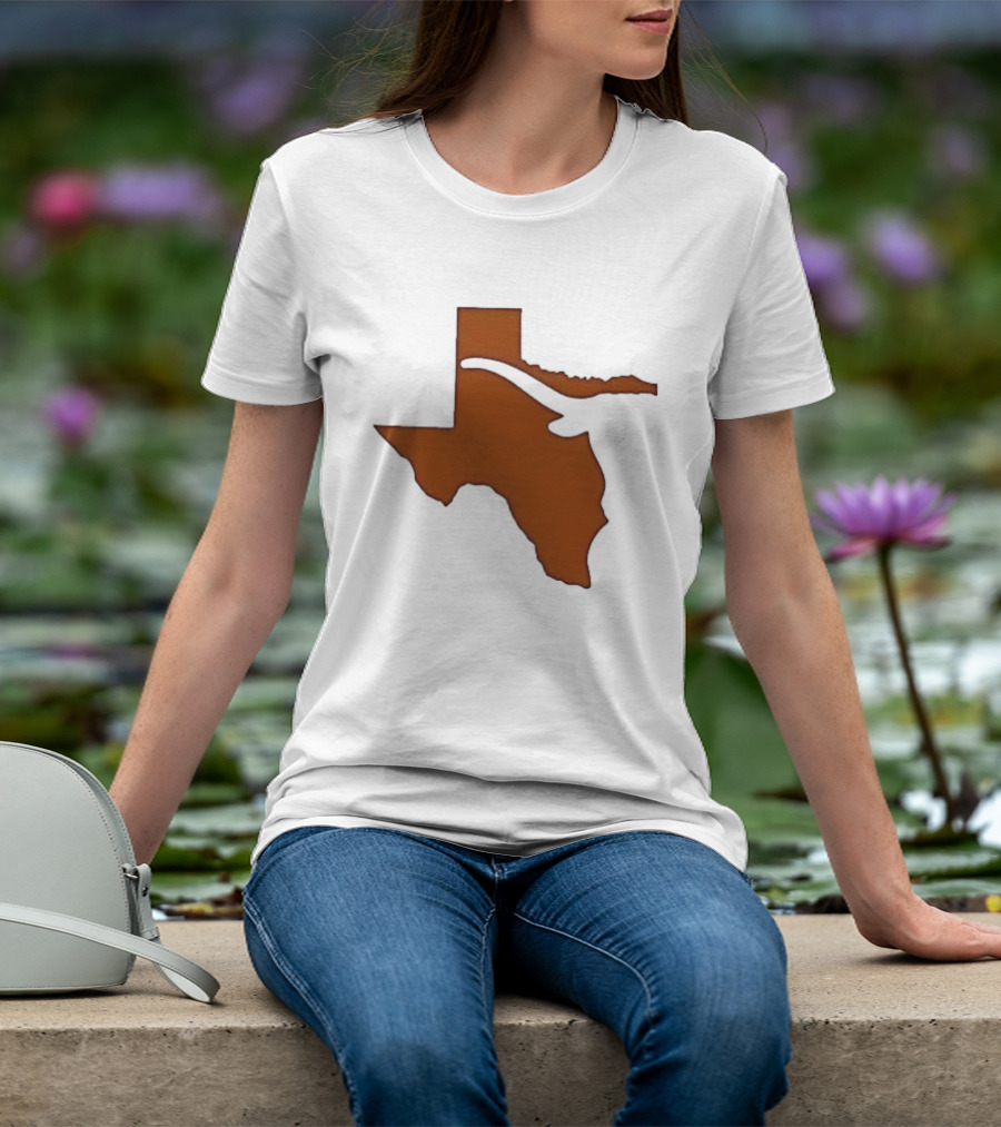 Texas State Longhorn Steer Original Orange T-Shirt