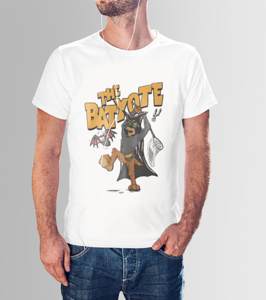 The Bat Yote Coyote Butterfly Net Creature Cartoon San Antonio Spurs NBA T-Shirt