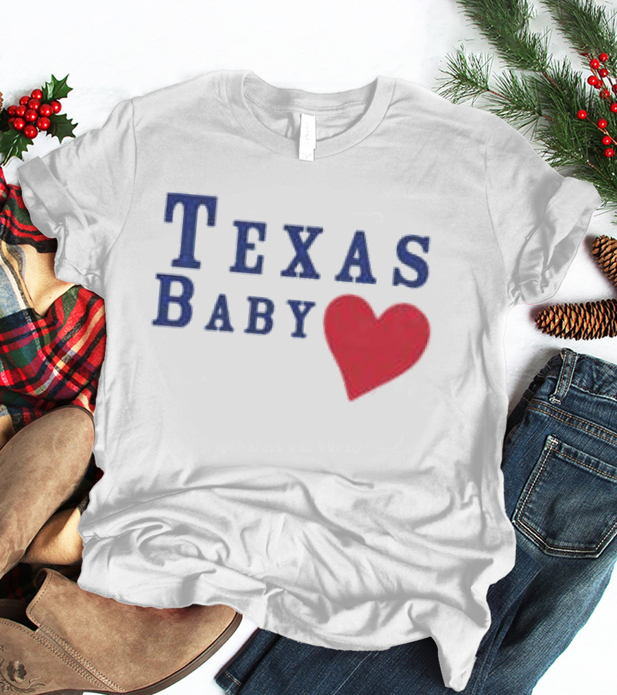 Susannah Joffe Store Texas Baby Heart Tank T-Shirt