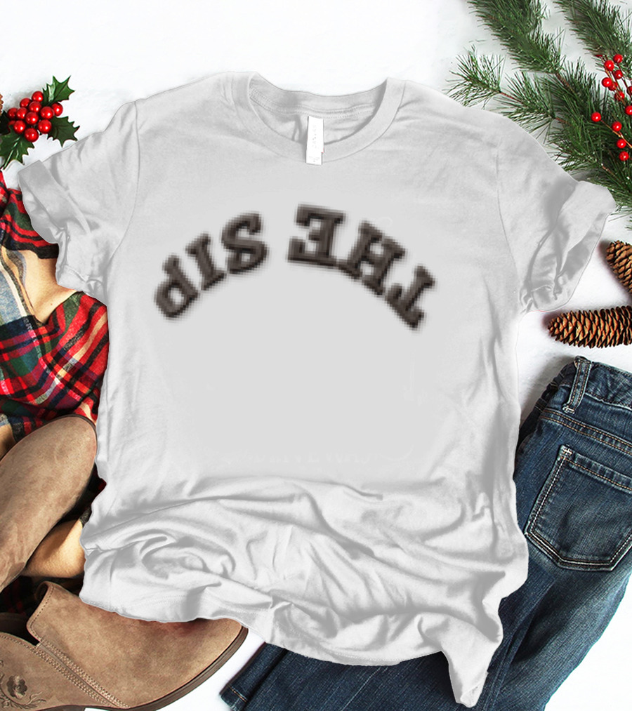 The Sip Upside Down Camouflage Brim Embroidered T-Shirt