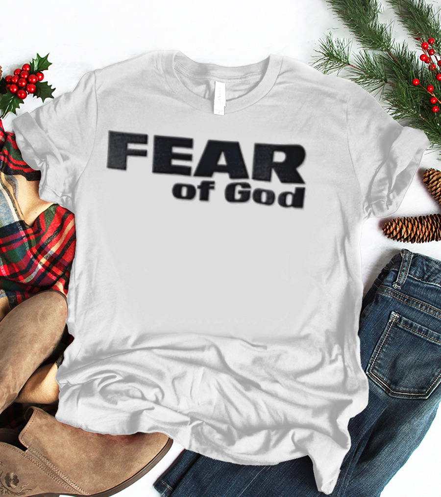 Fear Of God Heavy Block Lettering Minimalist T-Shirt