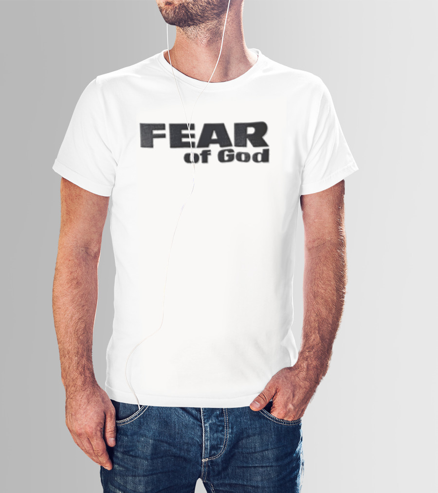 Fear Of God Heavy Block Lettering Minimalist T-Shirt