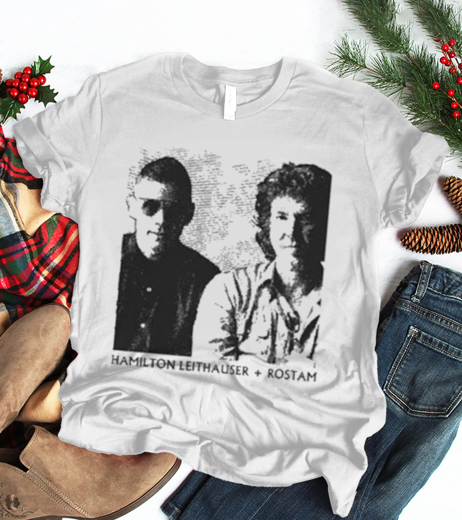 HAMILTON LEITHAUSER ROSTAM Black And White Photo Duo T-Shirt