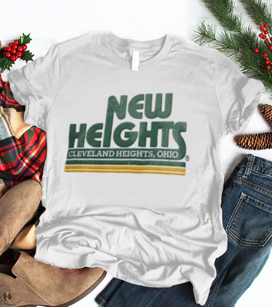 Jason Kelce New Heights Cleveland Heights Ohio T-Shirt