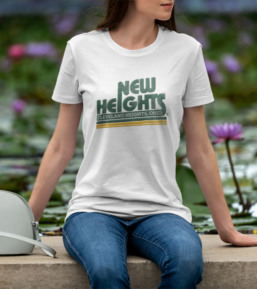 Jason Kelce New Heights Cleveland Heights Ohio T-Shirt