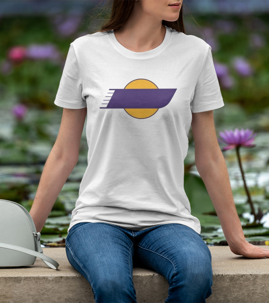 Ji Lee Underbranded Los Angeles Lakers Retro Sun T-Shirt