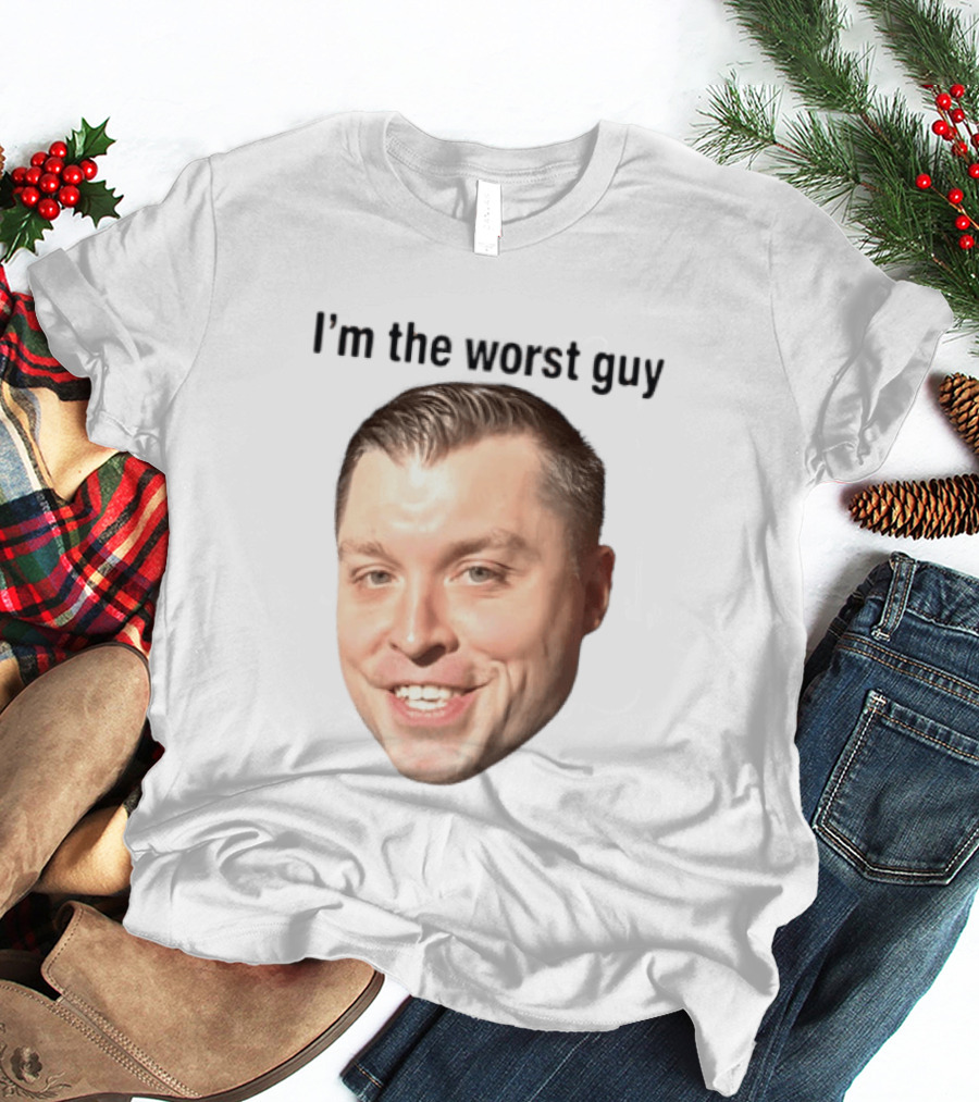 Jimmy Failla I'm The Worst Guy Big Head Face Meme T-Shirt