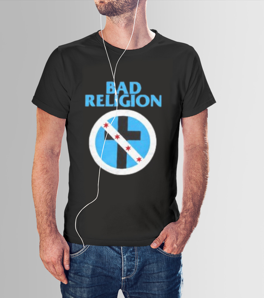 Bad Religion Store Riot Fest Chicago T-Shirt