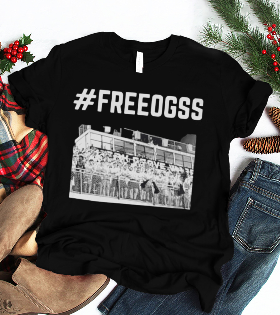 #FREEOGSS Oak Grove High School Sports Stadium Crowd T-Shirt