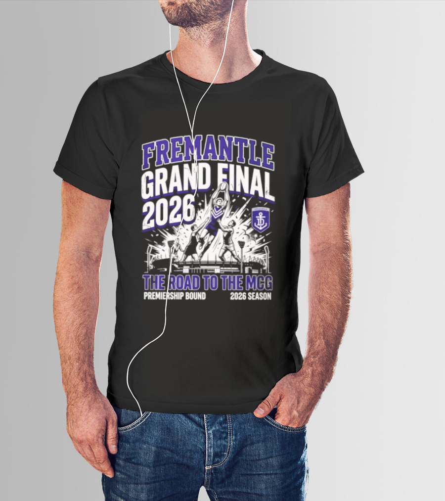 Fremantle Grand Final 2026 Road To The MCG AFL Dockers T-Shirt
