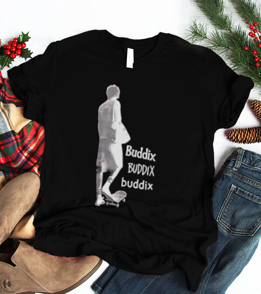 Buddix Person Standing On Skateboard Buddix BUDDIX Buddix T-Shirt